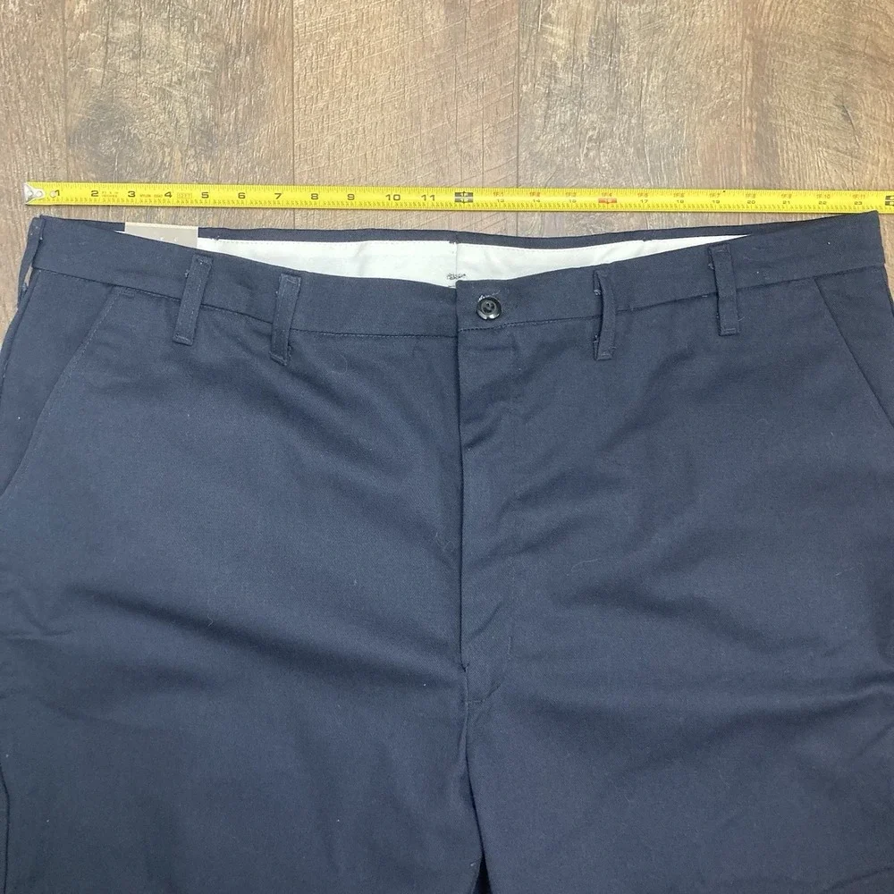 NWT Bulwark FR Navy Blue Utility Work Pants PEW2NV1 CAT2 2112 sz 48x36U Unhemmed